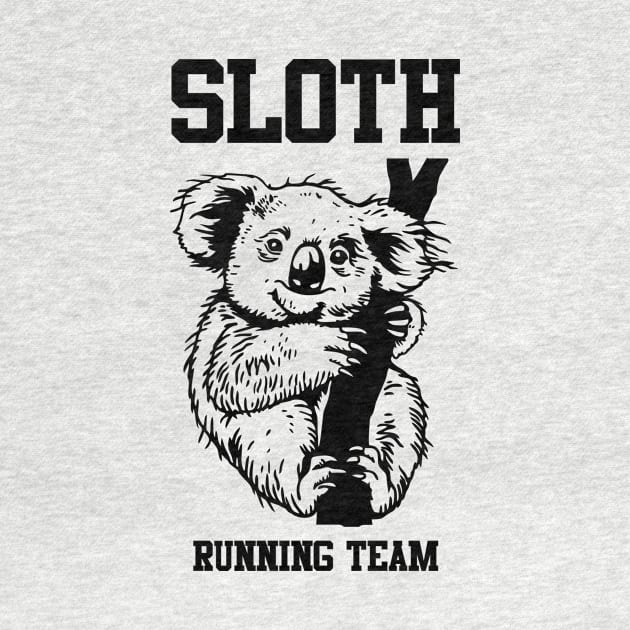 Sloth running team by My Happy-Design